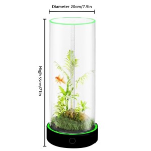 Family Fun Desktop Aquarium | Easy Maintenance, Stunning Visuals 20*55cm